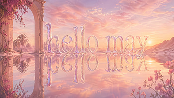 Hello May — Dreamscape, Greeting Card HD wallpaper