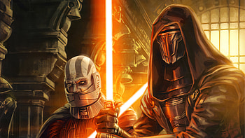 Star Wars: Knights of the Old Republic Ultra, video game, Star Wars: Knights Of The Old Republic, Star Wars, Darth Revan (Star Wars), Darth Malak HD wallpaper