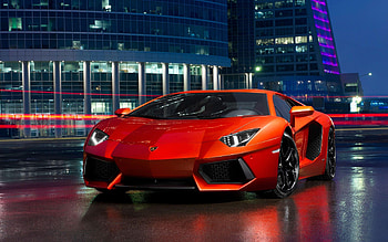Lamborghini Aventador, Futuristic charm, Luxurious interior, Cutting-edge technology HD wallpaper