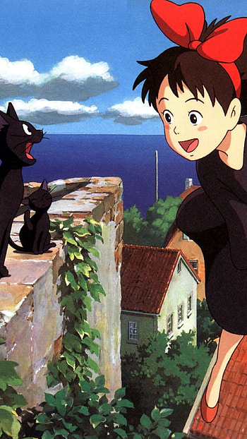 Kiki's Delivery Service, Anime magic, Adorable witch, Quirky adventures HD phone wallpaper