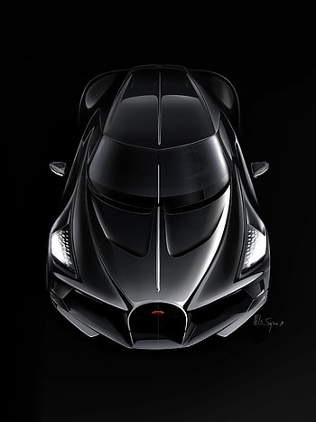 Bugatti La Voiture Noire, Classic car HD phone wallpaper