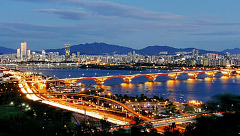 Seoul, Night Skylines HD wallpaper