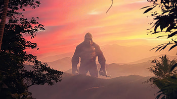 Godzilla Vs Kong Fanmade Poster , godzilla-vs-kong, movies, 2021-movies HD wallpaper