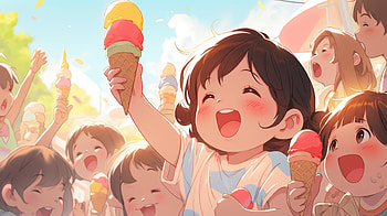 National Ice Cream Day Celebration!!, AI Art, food, ice cream HD wallpaper