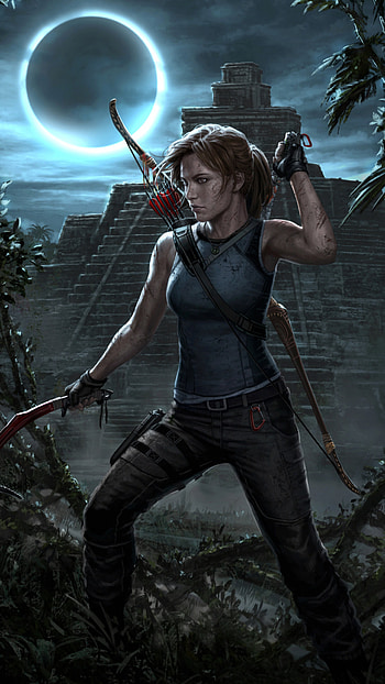 Lara Croft, Shadow of the Tomb Raider HD phone wallpaper