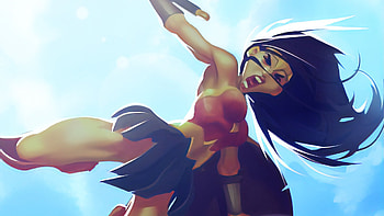 Wonder Woman Attack, wonder-woman, superheroes, deviantart HD wallpaper