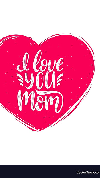 I Love You Mom, Heart, love mom HD phone wallpaper