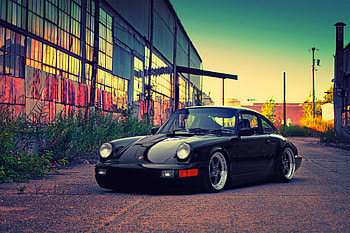 Porsche, Cars, Building HD wallpaper