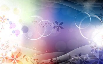 Abstract, Flowers, Circles, Pattern, Gradient, Bends, Curls HD wallpaper