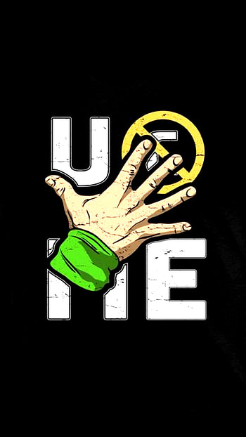John Cena, finger, sign language HD phone wallpaper