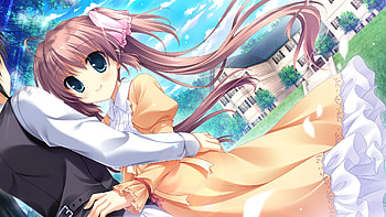 Midori No Umi, cute, girl, aw, anime HD wallpaper