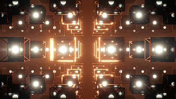 3D, Backlight, Illumination, Glow, Volume, Squares HD wallpaper
