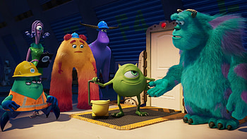 Mike becomes babysitter, Monsters at Work episode HD wallpaper