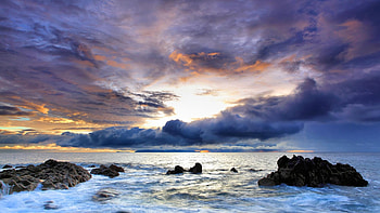 Ocean, Scenery HD wallpaper