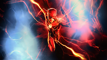 Flash Of Lightning Speed Unleashed, flash, superheroes, artist, artwork, digital-art HD wallpaper