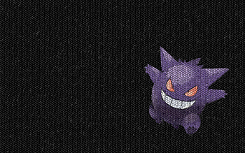 Mischievous Gengar, Ghost type Pokmon, Shadowy figure, Haunting presence HD wallpaper