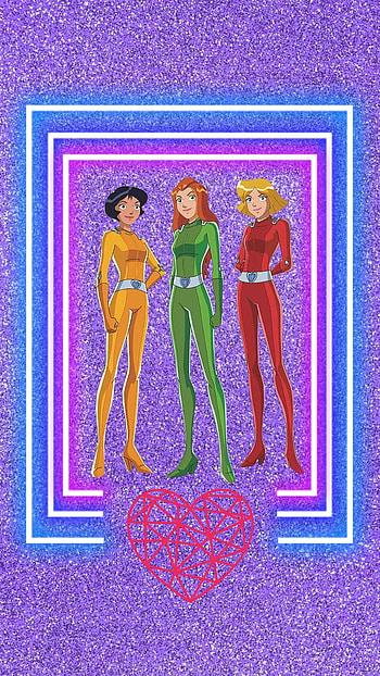 Totally spies, totally_spies, purple, totally_spies_aestethic HD phone wallpaper