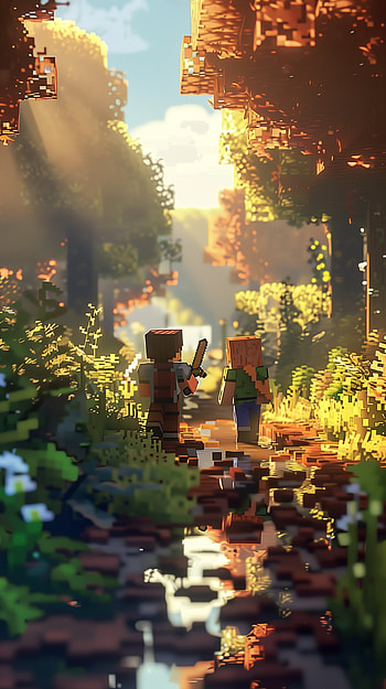 Minecraft Adventure Mobile, video game, Minecraft HD phone wallpaper