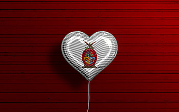 I Love Sinaloa, , realistic balloons, red wooden background, Day of Sinaloa, mexican states, flag of Sinaloa, Mexico, balloon with flag, States of Mexico, Sinaloa flag, Sinaloa HD wallpaper