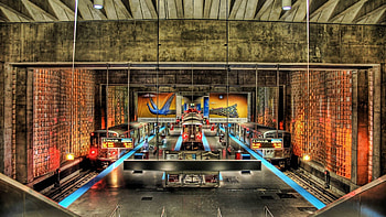 Cities, Premises, Room, Railway, r, Train, Metro, Subway HD wallpaper