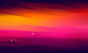 Time Is A River , artist, artwork, digital-art, artstation, house, minimalism, minimalist HD wallpaper