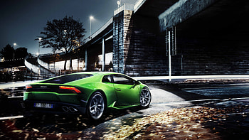 Green Lamborghini Huracan , lamborghini-huracan, lamborghini, cars HD wallpaper