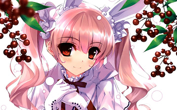Anime, Smile, Girl, Tenderness, Pretty HD wallpaper