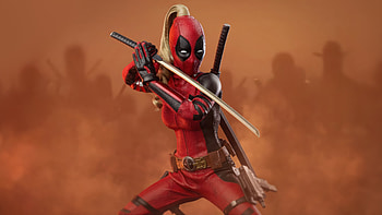 Dynamic Lady Deadpool, deadpool-and-wolverine, deadpool-3, superheroes, artwork, digital-art, lady-deadpool HD wallpaper
