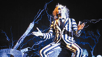 Michael Keaton, Beetlejuice character, Tim Burton, Classic movie HD wallpaper