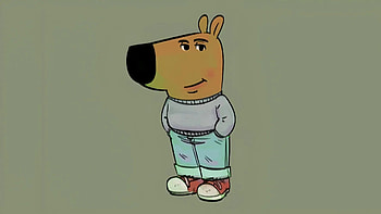 Viral Meme on Social Media "Chill Guy", The Laid-Back Dog Meme, meme, Chill HD wallpaper