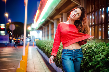 Delaia Gonzalez Outdoors, delaia-gonzalez, girls, model, outdoors HD wallpaper