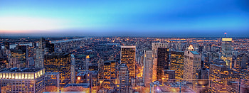 Skyline, Central Park HD wallpaper