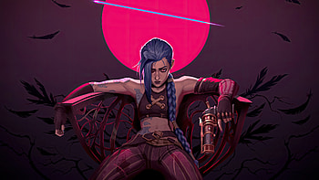 Jinx Nemesis, jinx-league-of-legends, league-of-legends, games, 2024-games, artist, artwork, digital-art, video-games, artstation HD wallpaper