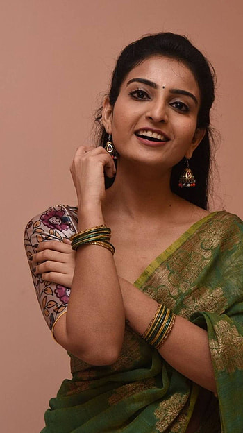 Ananya nagalla, telugu actress, saree lover HD phone wallpaper