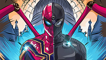 Spiderman Farfrom Home, spiderman-far-from-home, spiderman, superheroes, artwork, digital-art, behance HD wallpaper