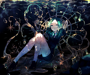 Anime girl, Phosphophyllite, Houseki no kuni HD wallpaper