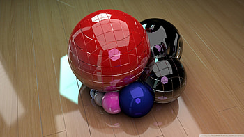 Clorful Balls, Balls, Abstract, , 3D, Colorful HD wallpaper