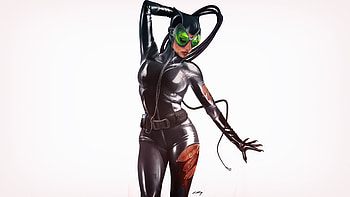 Catwoman, Art, Supervillain, Digital HD wallpaper
