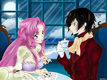 Code Geass, girl, stuff, anime, boy HD wallpaper