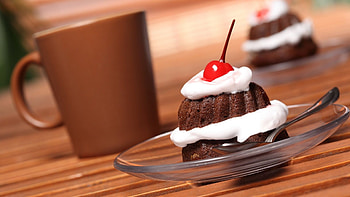 Mouth-watering brownie , Delicious dessert, Irresistible chocolatey goodness, High-quality HD wallpaper