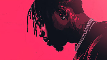 Travis Scott Pink : A Rapper's Vibe, music, rapper, Travis Scott, pink HD wallpaper