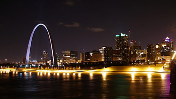 St. Louis Arch, backgrounds, Landmark attraction, Gateway to the West HD wallpaper