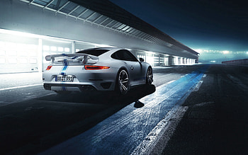 Porsche, Cars, Back View, Rear View, 911, Turbo HD wallpaper
