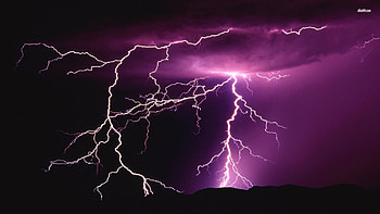 Moving Lightning HD wallpaper