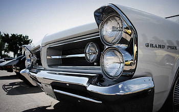 Pontiac Сlose-up, Vintage Cars HD wallpaper