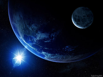Landscape, Planets, Universe HD wallpaper