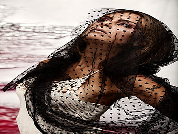 LACE COVER, laces, fashion, model, cover HD wallpaper
