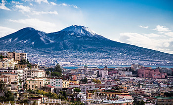 Vesuvio, Napoli Vesuvio Innevato, Naples HD wallpaper