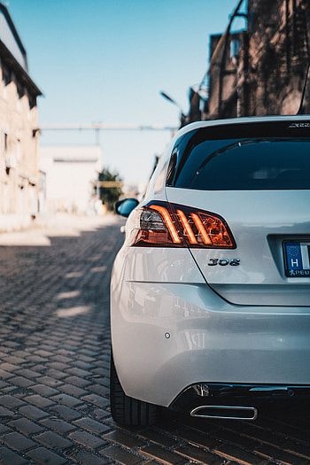 Peugeot, Cars, Car, Machine, Back View, Rear View, Headlight, Peugeot 308 HD phone wallpaper