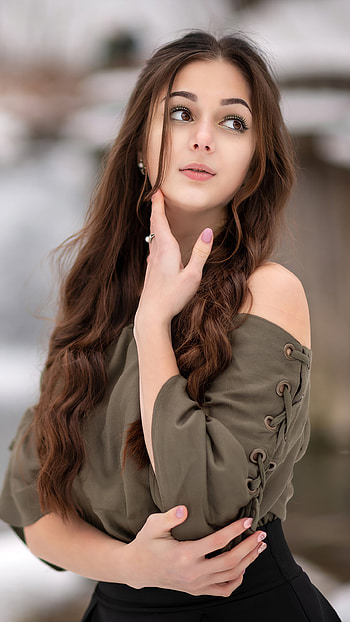 woman, model HD phone wallpaper